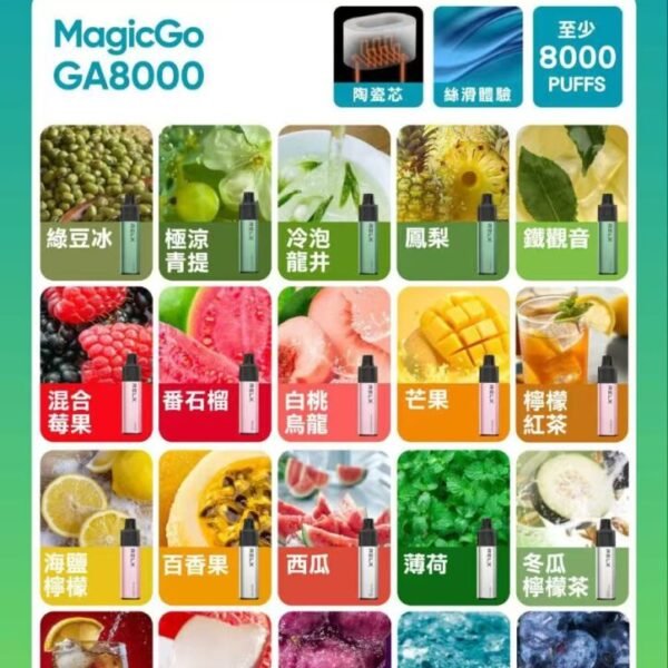 RELX悅刻 GA8000口拋棄式電子煙