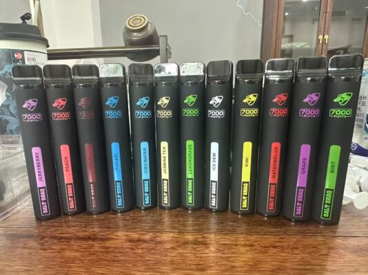 鯊克 口拋棄式電子煙 x 鯊克 7000口拋棄式電子煙