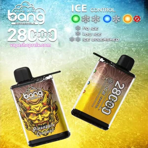 BANG 28000 口霧化棒｜超大容量一次性電子煙 支援冰控 台灣批發